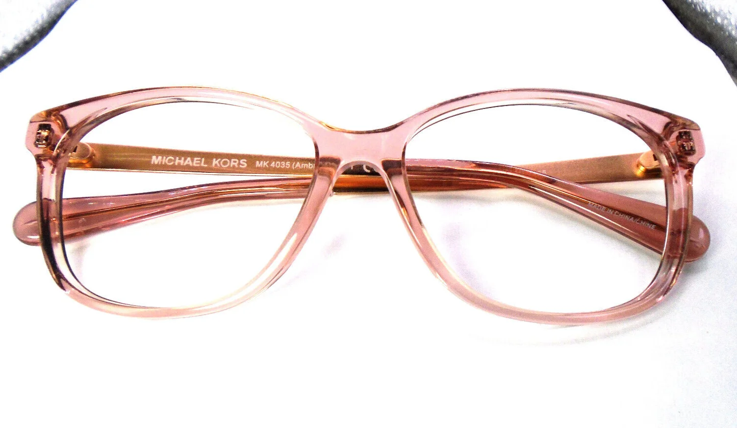 Michael Kors MK 4036 3689 AMBROSINE Pink/Gold 53-15-135 Womens Eyeglasses Frames