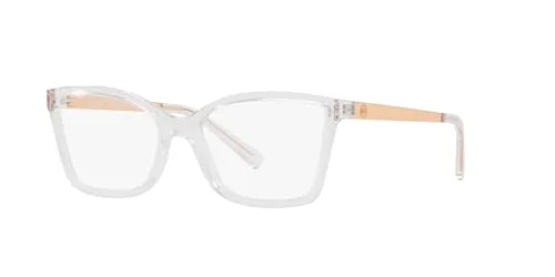 Michael Kors MK 4054 3105 Crystal Clear Eyeglasses Frame w/Demo lens-52mm, 2