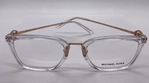Michael Kors MK 4054 Captiva 3105 Clear ROSE GOLD Eyeglass Frames 52-20-140 2
