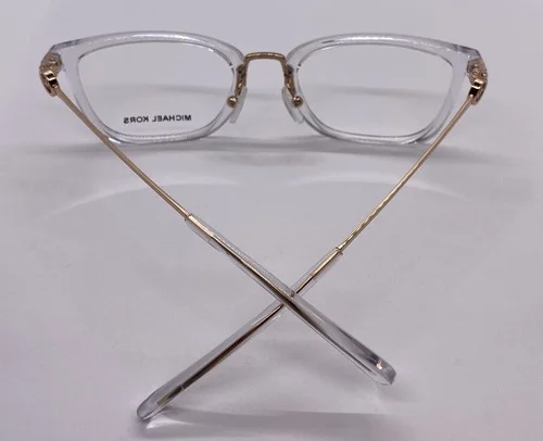 Michael Kors MK 4054 Captiva 3105 Clear ROSE GOLD Eyeglass Frames 52-20-140 3