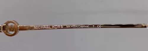 Michael Kors MK 4054 Captiva 3105 Clear ROSE GOLD Eyeglass Frames 52-20-140 4