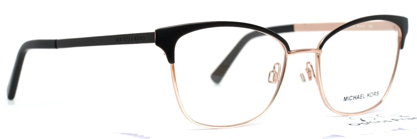 MICHAEL KORS MK3012 Adrianna IV 1113 Black Rose Gold Womens Eyeglasses 51-17-135 3