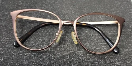 Michael Kors MK3017 1188 Brown Gold Cat Eye Square Eyeglasses Frame 51-18 140 2
