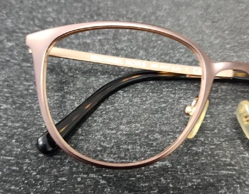 Michael Kors MK3017 1188 Brown Gold Cat Eye Square Eyeglasses Frame 51-18 140 3