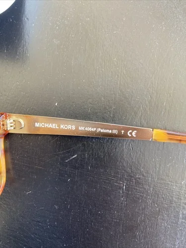 MICHAEL KORS MK4064F 3734 Amber Tort Demo Lens 55 mm Women 2