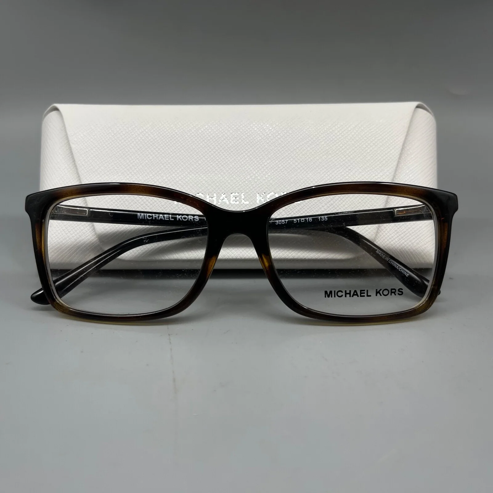 MICHAEL KORS MK8013 (3057) Grayton Eyeglasses 51-16-135mm - Tortoise Black 2
