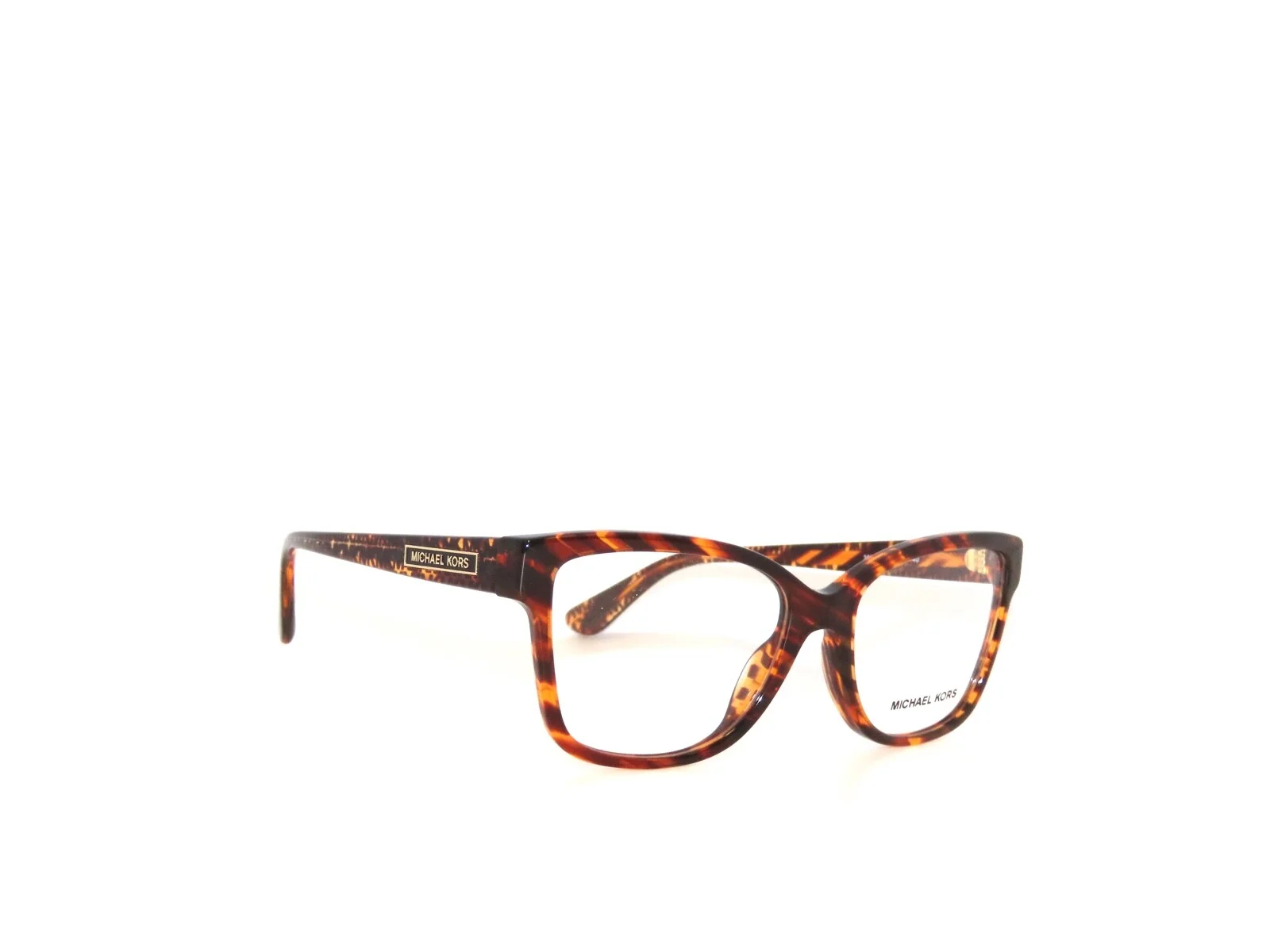 Michael Kors Orlando MK4082 3669 54 Transparent Brown Tortoise Eyeglasses 4082 3
