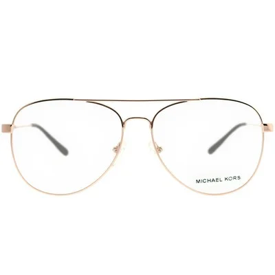 Michael Kors Procida MK 3019 1116 Rose Gold Metal Aviator Eyeglasses 56mm 2