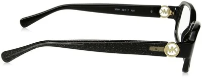 Michael Kors TABITHA V MK8016 Eyeglass Frames 3099-52 - Black/black Glitter 3