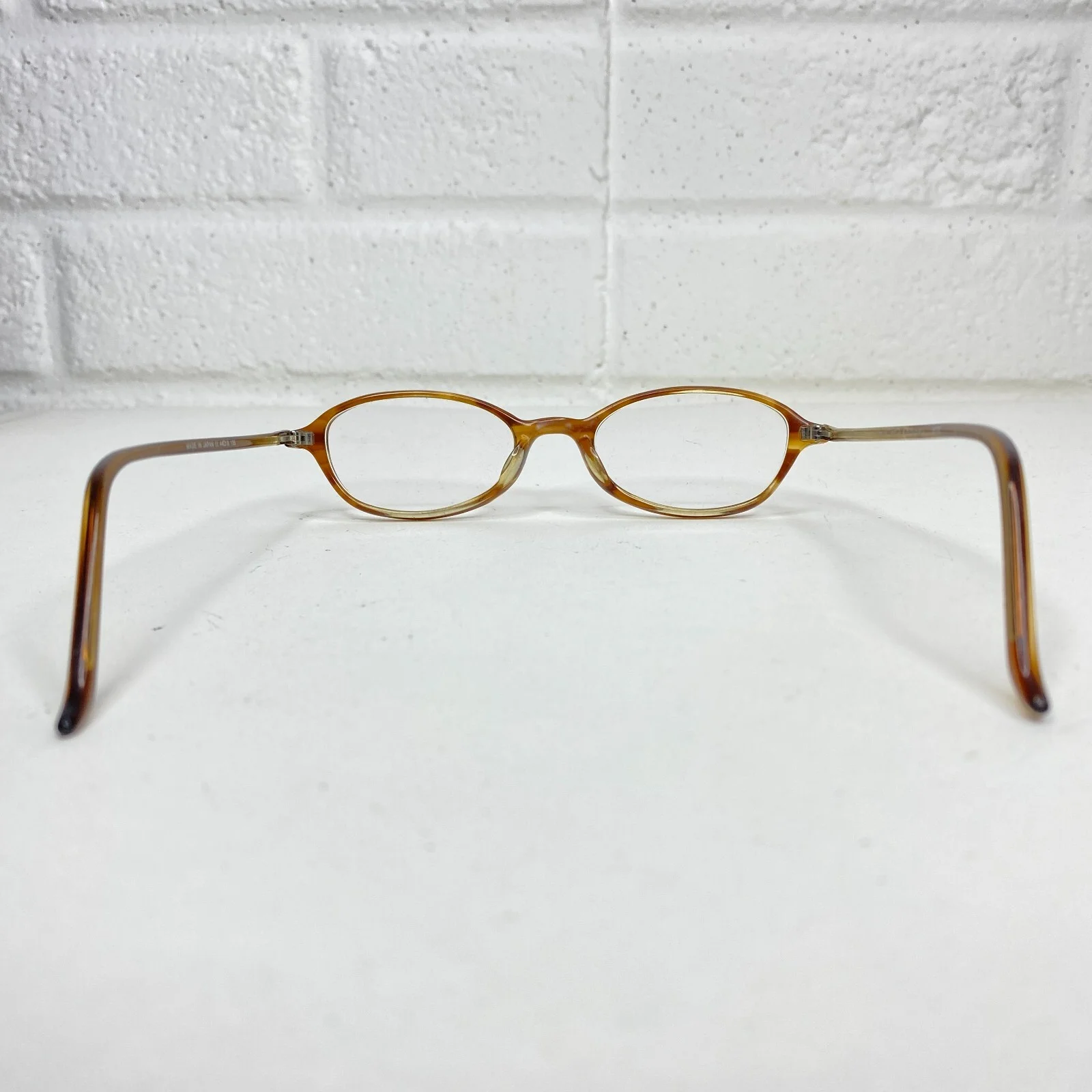 micro shapes Eyeglasses Frames brown womens Round full rim 44-18-135 17328 3