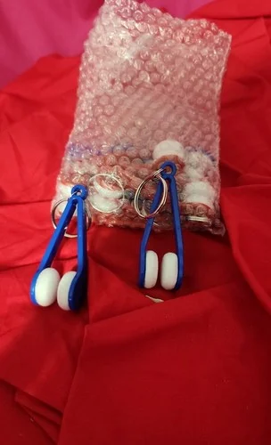 Microfiber Eyeglass Cleaner Keychain, Set of 8 4