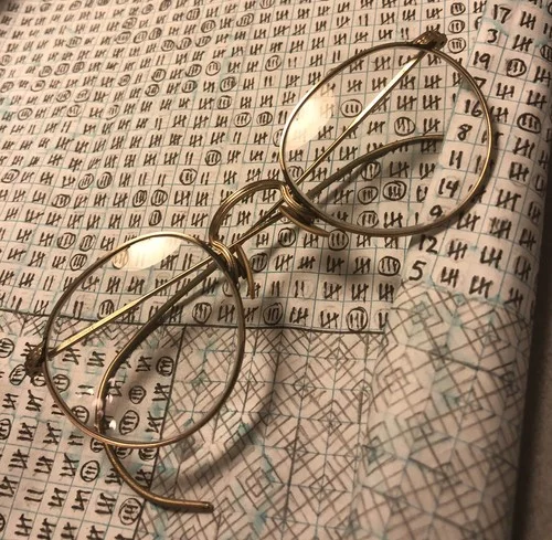 Mid-Century American Optical AO A|B 12KBF Bifocal Glasses Buikstra Evansville IN 3