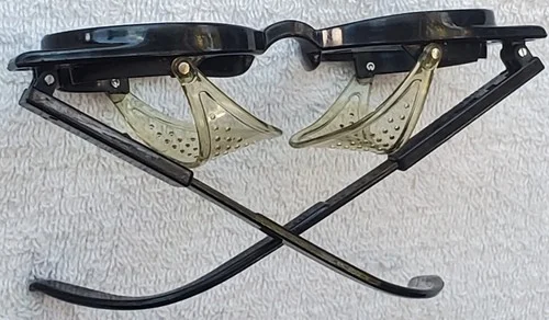 Mid Century Safety Cat Eye Glasses Black Horn-Rimmed Fendall T30 Foremost Titmus 2