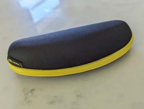 Mighty Sight Eyeglass Black w/ Yellow Zip Carrying Case