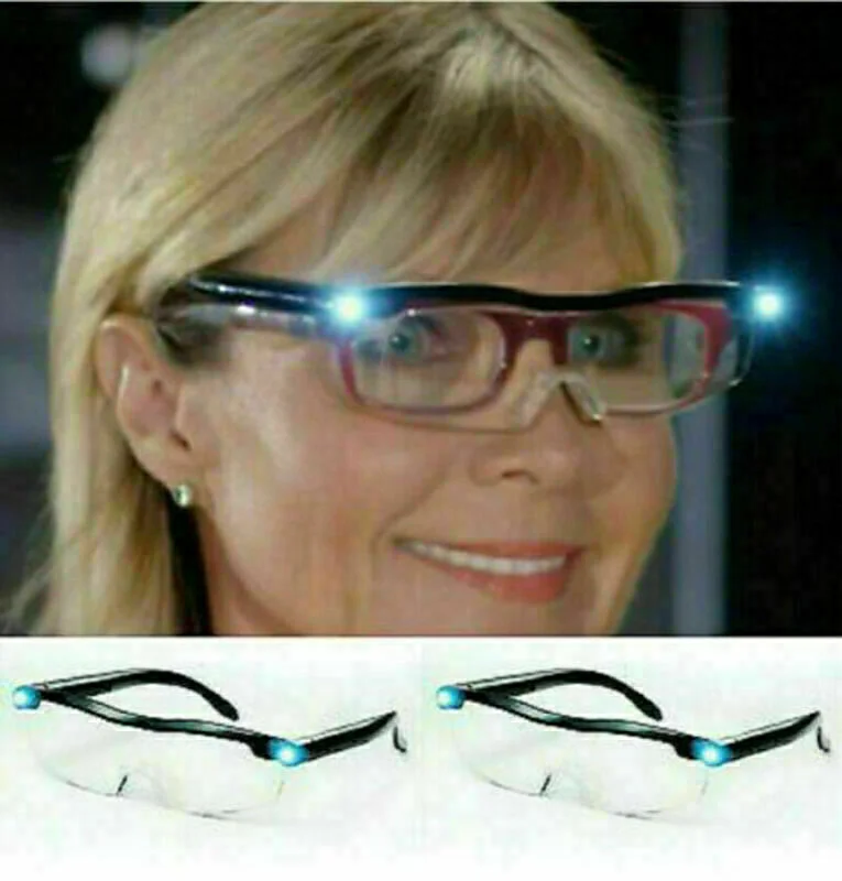MIGHTY SIGHT LED 160% MAGNIFYING EYEWEAR HD RECHARGEABLE GLASSES-AS SEEN ON TV 3
