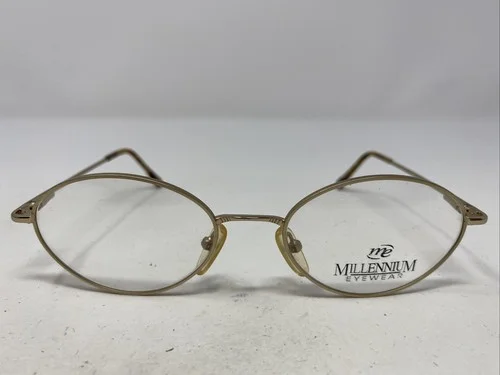 Millennium Eyewear Doris C49/C1 52-19-135 Antique Gold Eyeglasses Frame JR15