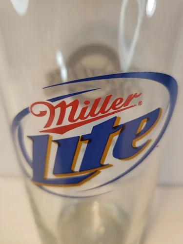 Milwaukee BREWERS Miller Lite 2000 - Present Logo PINT GLASS 4