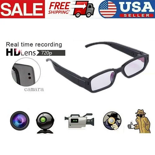 Mini HD 1080P Glasses Hidden Eyewear Camera Video Recorder DVR Cam Camcorder US