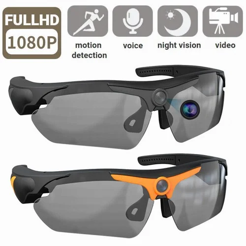 Mini HD Camera Glasses 1080P Hidden Eyeglass Sunglasses Cam DVR Video Recorder