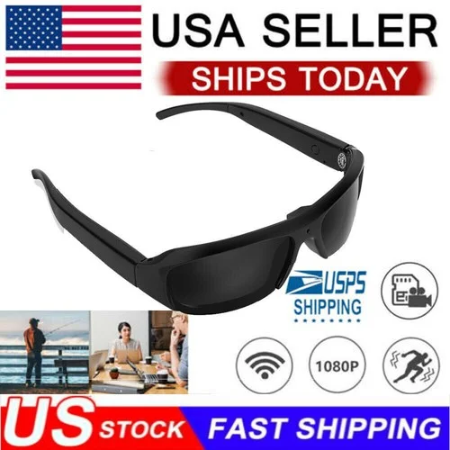 Mini HD S6 Glasses Camera 1080P Eyeglass Sports Sunglasses Cam Eyewear Recorder