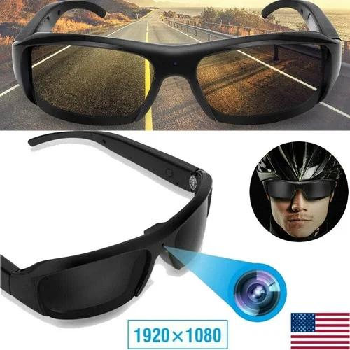 Mini HD S6 Glasses Camera 1080P Eyeglass Sports Sunglasses Cam Eyewear Recorder 2
