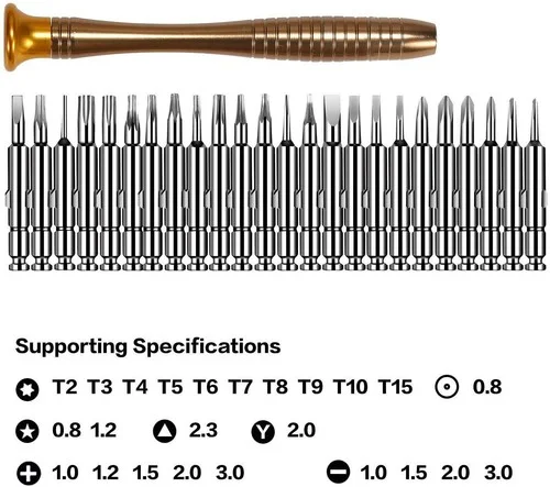 Mini Screwdriver Set Hand Tool Glasses Repair Kit for Eyeglasses Laptop Watch 4