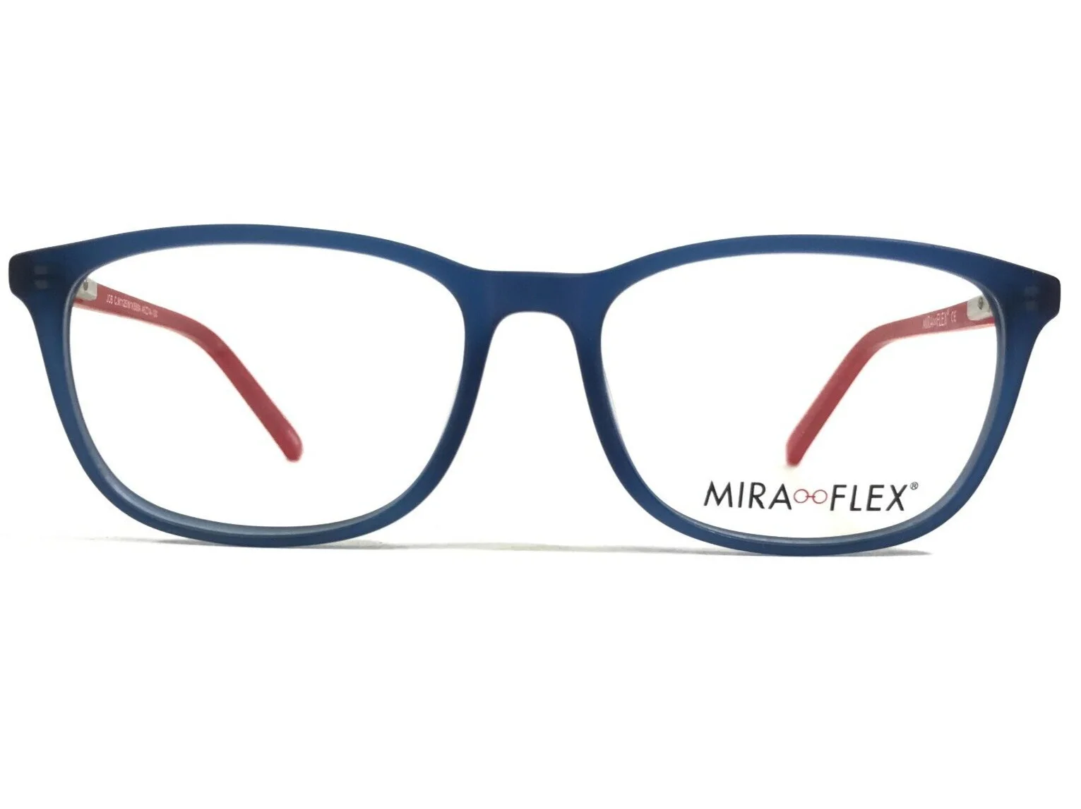Miraflex Kids Eyeglasses Frames JOB C.M1125/M1K588A Blue Red Square 46-14-130 1