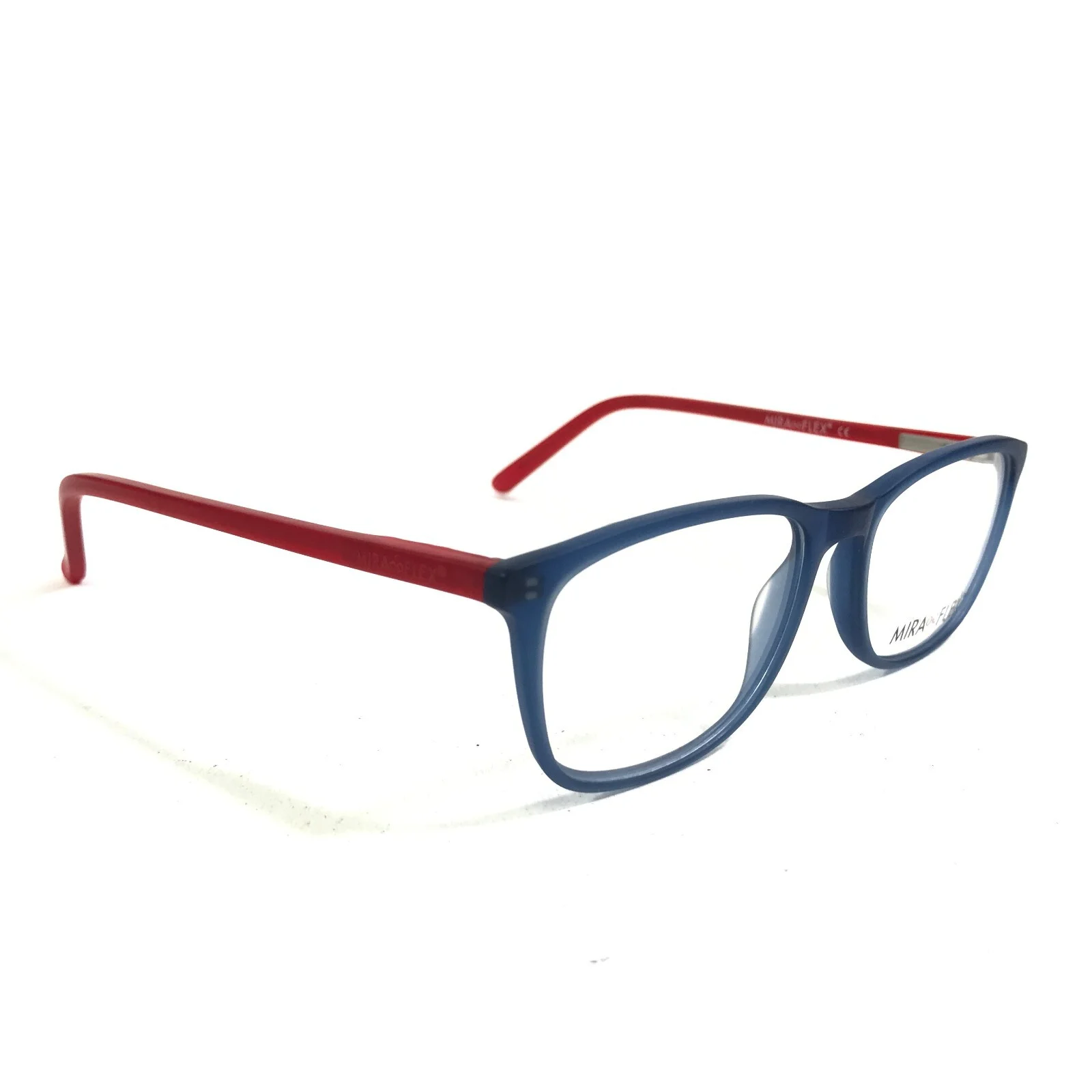 Miraflex Kids Eyeglasses Frames JOB C.M1125/M1K588A Blue Red Square 46-14-130 3