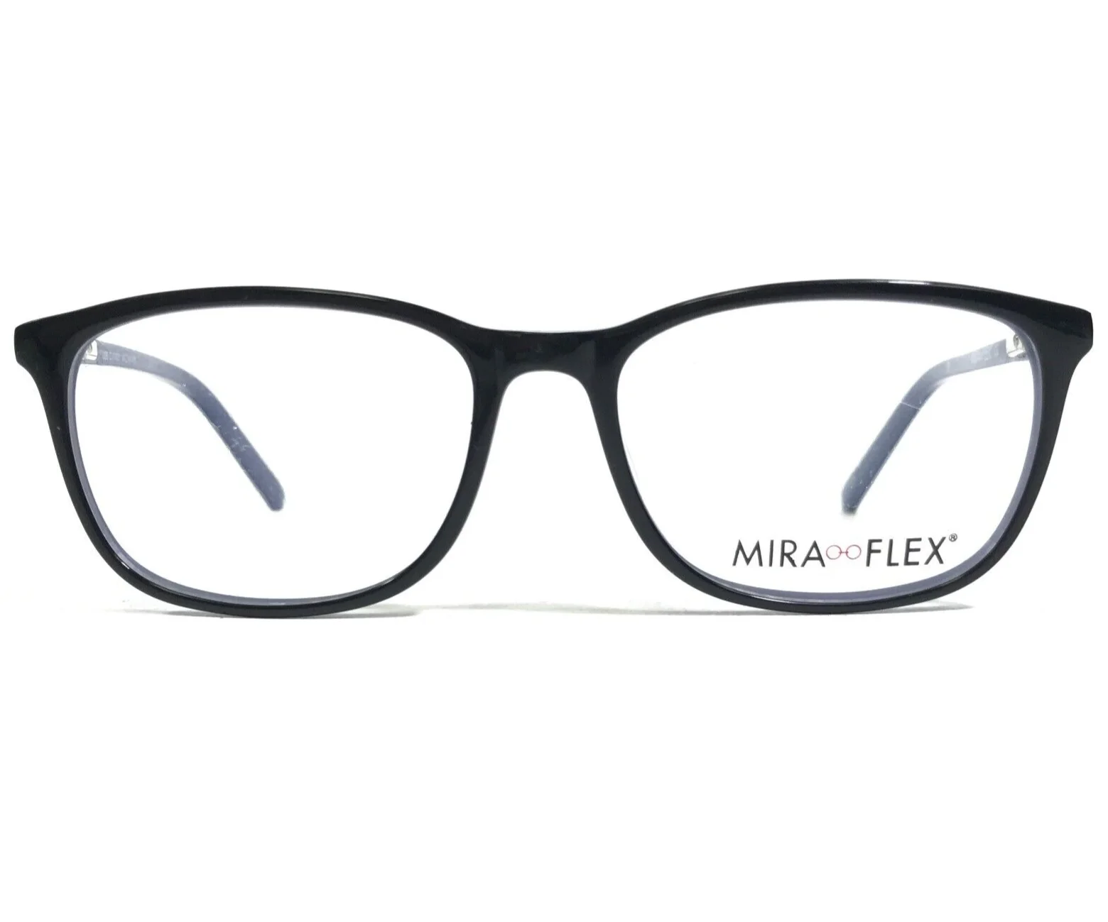 Miraflex Kids Eyeglasses Frames JOB C.YX001 Black Blue Square Full Rim 46-14-130