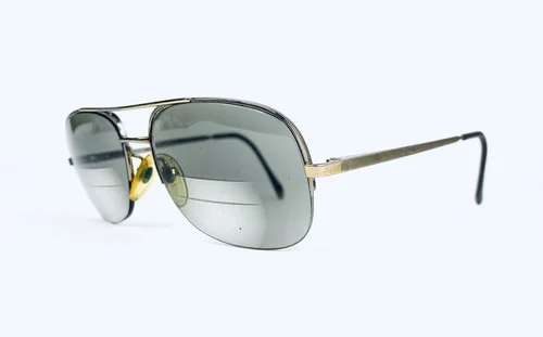 Mirari Luxotica 5502 4008 Silver & Gold Aviator Glasses FRAMES ONLY 56 18 140 1