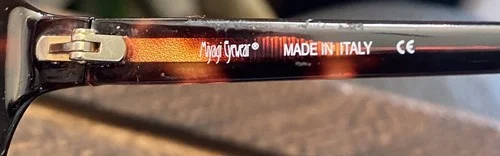 Miyagi Eyeware Eyeglasses Frames Nadine 2514 57 18-130 Faux Tortoise Shell Italy 4