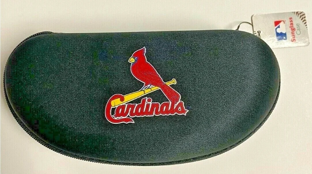 MLB Baseball ST. LOUIS CARDINALS Semi Hard Zippered Sunglasses/Eyeglass Case IN
