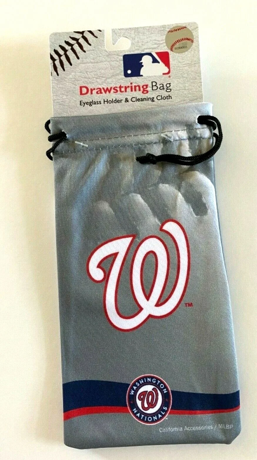 MLB Eyeglass/Sunglass Drawstring Microfiber Bag &Cleaning Cloth 2