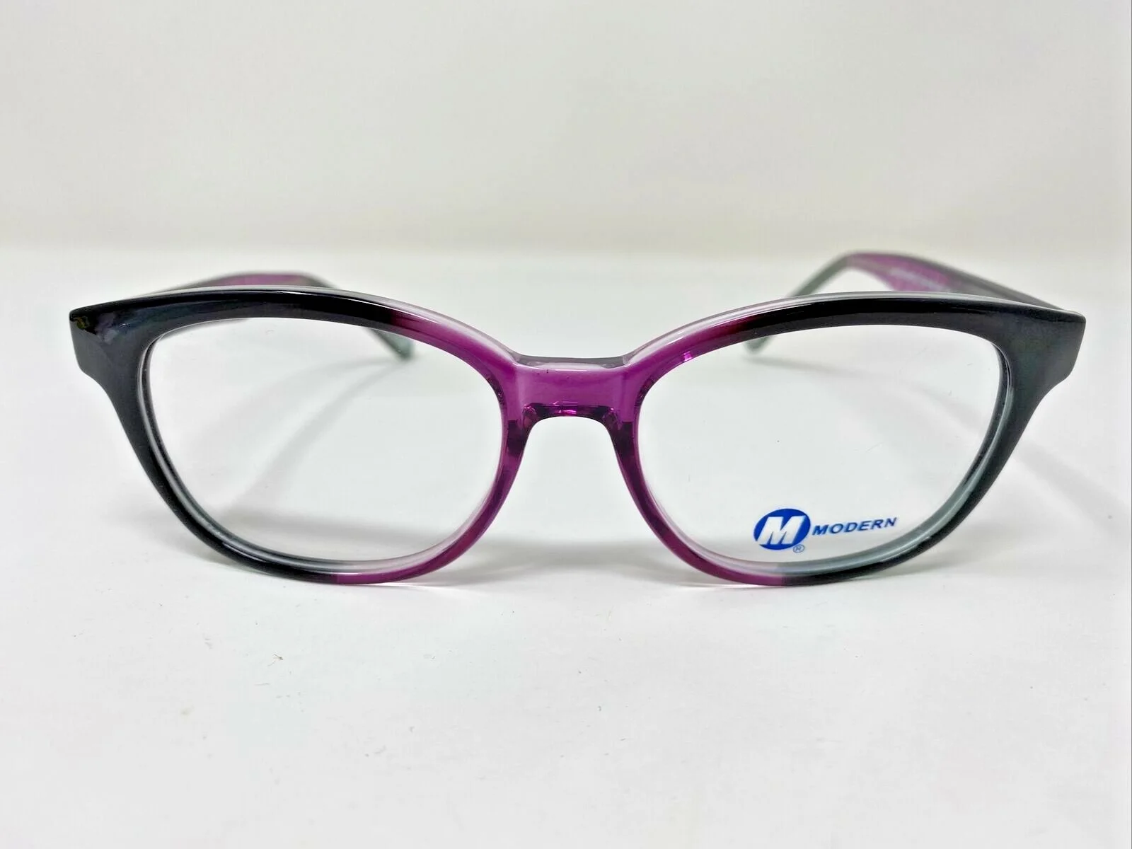 Modern Eyeglasses Frame LIQUID JADE/PURPLE 50-18-140 Purple Crystal MW92