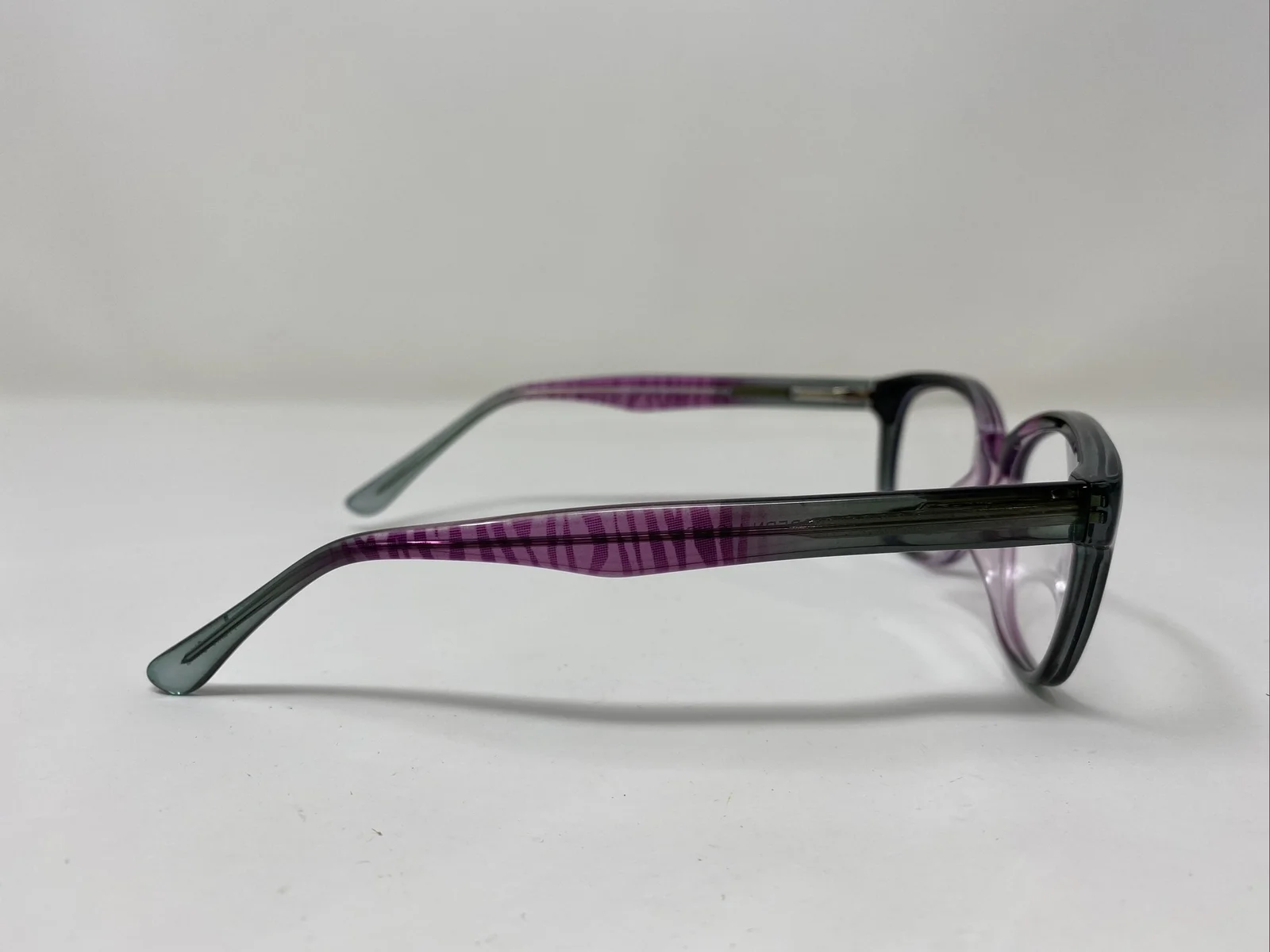 Modern Eyeglasses Frame LIQUID JADE/PURPLE 50-18-140 Purple Crystal MW92 4