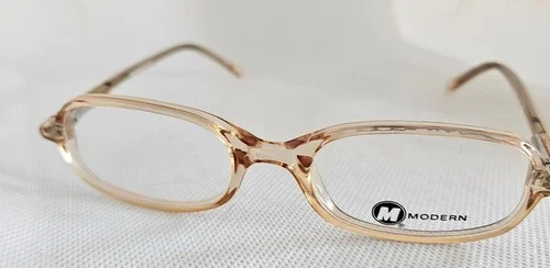 MODERN Eyeglasses Frame SPORTY 46-17-130 Transparent Brown Crystal Full Rim 2