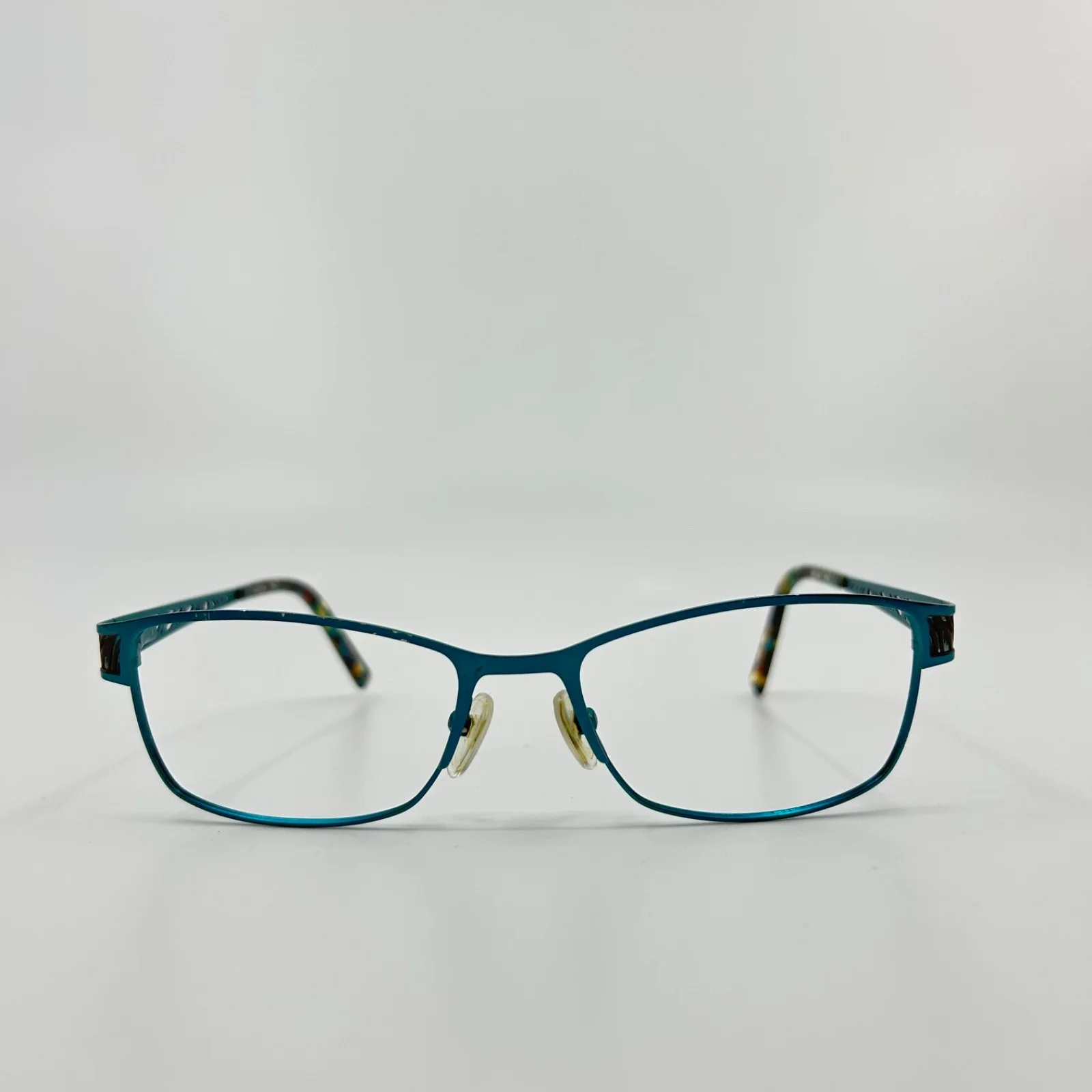 Modern Eyeglasses Frames KAREN 52-16-135 Black/Crystal Full Rim H312 4