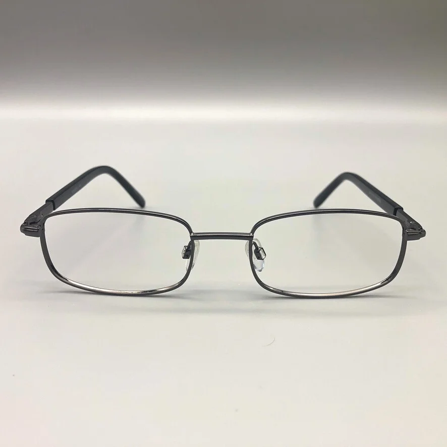 Modern Eyeglasses Frames Only JAZZ 54-18-145 Gunmetal/Black Full Rim 2