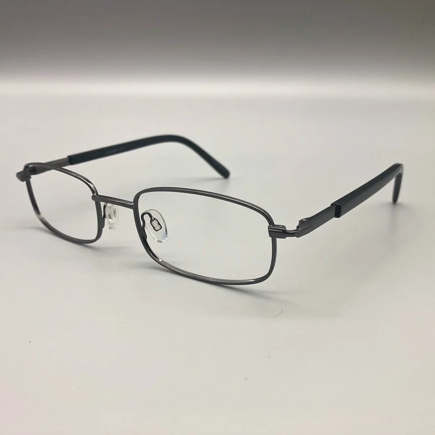Modern Eyeglasses Frames Only JAZZ 54-18-145 Gunmetal/Black Full Rim 3