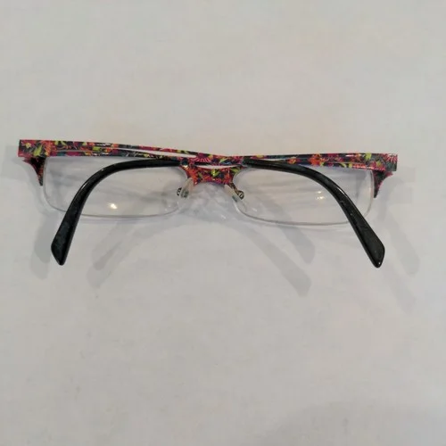 Modern Gianfranco Ferre FF07901 Prescription Eyeglass Frame Pink Flowers Prop 2