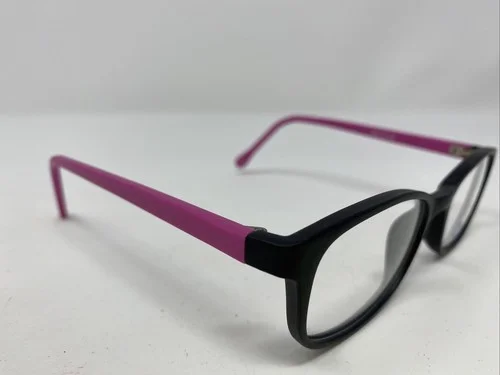Modern NEW Yippee Black Hot Pink Matte Eyeglasses Frames 49-18 135 Designer 3