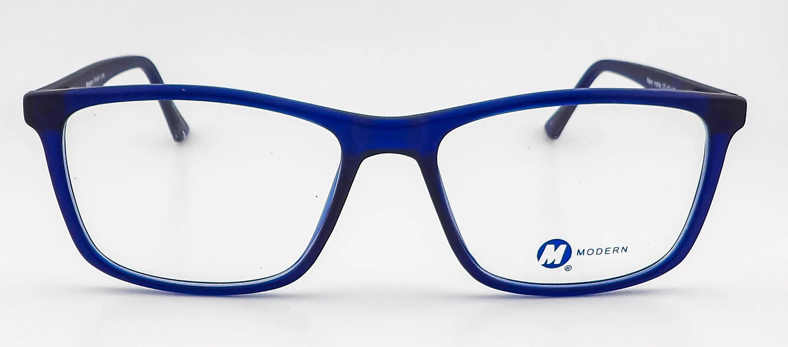 Modern Optical Finish Line Navy Matte Eyeglasses Frames 57-18-145