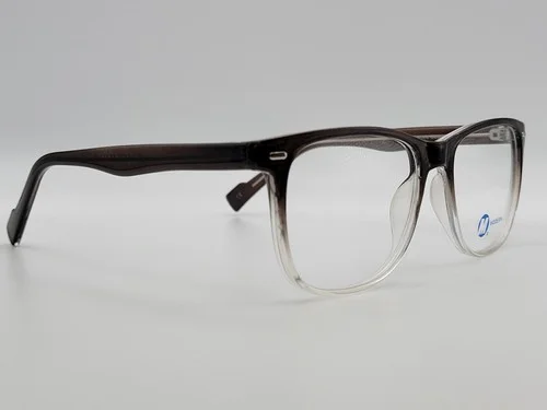 Modern Optical Surreal Unisex Square Gray Fade Eyeglass Frames 53-17-145