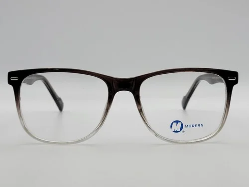 Modern Optical Surreal Unisex Square Gray Fade Eyeglass Frames 53-17-145 2