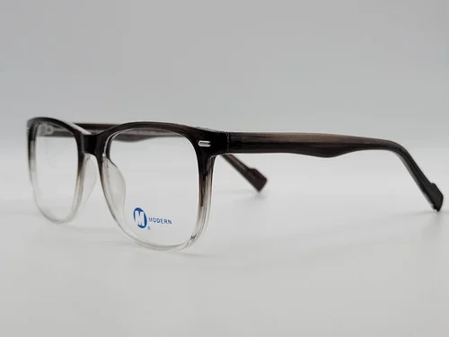 Modern Optical Surreal Unisex Square Gray Fade Eyeglass Frames 53-17-145 3