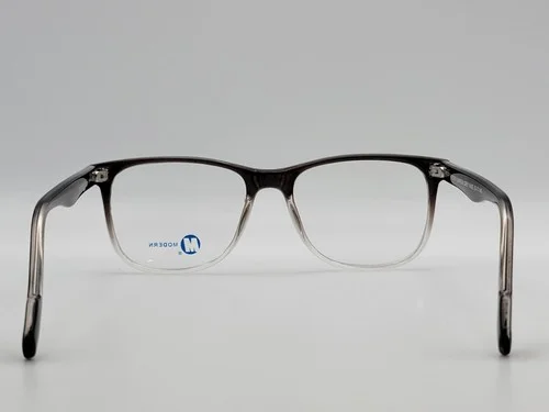 Modern Optical Surreal Unisex Square Gray Fade Eyeglass Frames 53-17-145 4