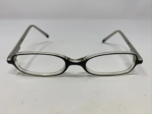 Modern SPORTY BLACK CRYSTAL 44-17-125 Plastic Full Rim Eyeglasses Frame AH95