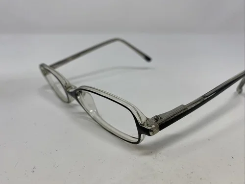 Modern SPORTY BLACK CRYSTAL 44-17-125 Plastic Full Rim Eyeglasses Frame AH95 2