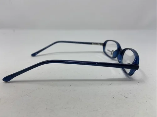 Modern SPORTY BLUE 44-17-125 Blue Crystal Plastic Full Rim Eyeglasses Frame RZ52 4
