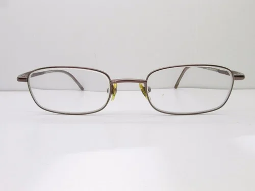 Modo 309 Saki Titanium EYEGLASSES FRAMES 51-20-143 Brown Rectangle TV6 33994